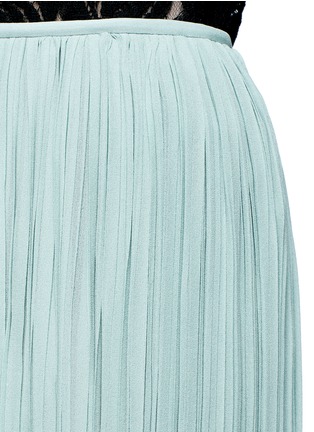 Detail View - Click To Enlarge - LANVIN - Pleated silk georgette maxi skirt