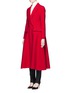 Front View - Click To Enlarge - LANVIN - Wool flannel flare coat
