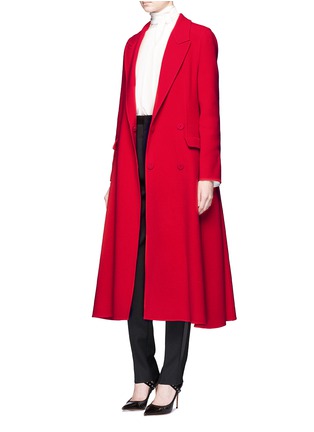 Figure View - Click To Enlarge - LANVIN - Wool flannel flare coat