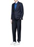 Figure View - Click To Enlarge - PAUL SMITH - Roll cuff wool pants