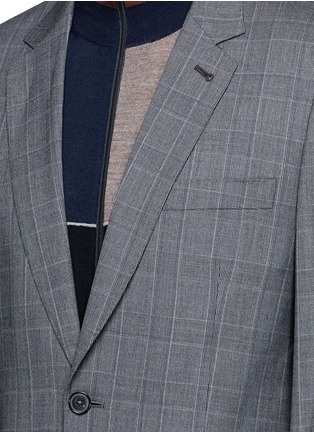 Detail View - Click To Enlarge - PAUL SMITH - 'Soho' Prince of Wales check wool-silk suit