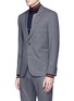 Front View - Click To Enlarge - PAUL SMITH - 'Soho' Prince of Wales check wool-silk suit
