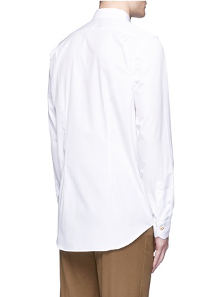 Back View - Click To Enlarge - PAUL SMITH - 'Soho' contrast cuff lining shirt