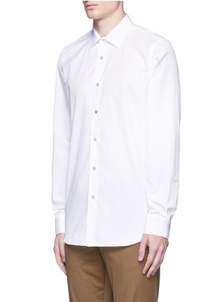 Front View - Click To Enlarge - PAUL SMITH - 'Soho' contrast cuff lining shirt