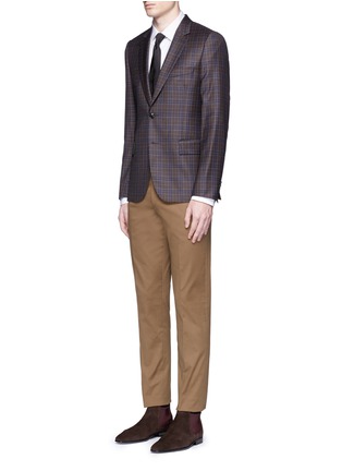 Figure View - Click To Enlarge - PAUL SMITH - 'Soho' contrast cuff lining shirt