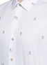 Detail View - Click To Enlarge - PAUL SMITH - Ghost jacquard cotton shirt