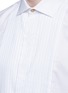 Detail View - Click To Enlarge - PAUL SMITH - Pleated bib cotton tuxedo shirt