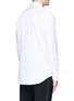 Back View - Click To Enlarge - PAUL SMITH - Pleated bib cotton tuxedo shirt