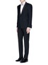 Figure View - Click To Enlarge - PAUL SMITH - Pleated bib cotton tuxedo shirt