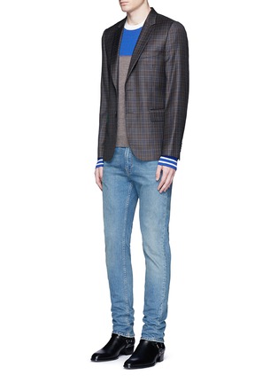 Figure View - Click To Enlarge - PAUL SMITH - 'Soho' check plaid wool blazer