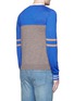 Back View - Click To Enlarge - PAUL SMITH - Colourblock stripe wool-silk sweater