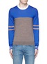 Main View - Click To Enlarge - PAUL SMITH - Colourblock stripe wool-silk sweater