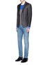 Figure View - Click To Enlarge - PAUL SMITH - Colourblock stripe wool-silk sweater
