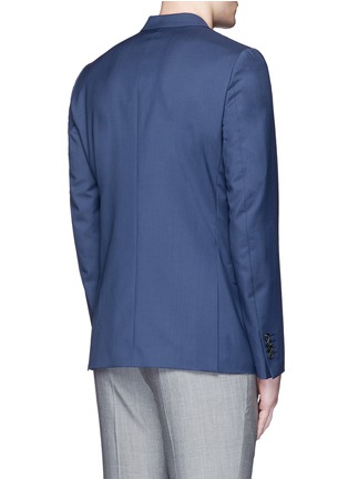 Back View - Click To Enlarge - PAUL SMITH - 'Soho' wool-Mohair hopsack blazer