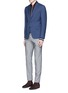 Figure View - Click To Enlarge - PAUL SMITH - 'Soho' wool-Mohair hopsack blazer