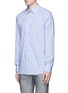 Front View - Click To Enlarge - PAUL SMITH - Dot pinstripe poplin shirt