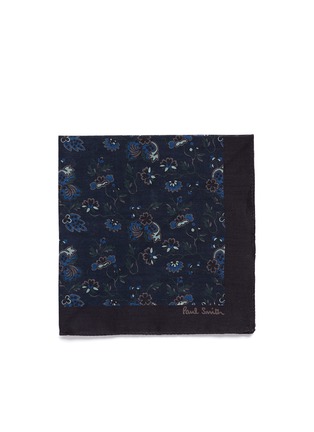 Main View - Click To Enlarge - PAUL SMITH - 'Logan Floral' cotton pocket square