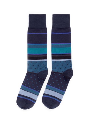 Main View - Click To Enlarge - PAUL SMITH - 'City Stripe' socks
