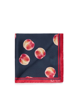 Main View - Click To Enlarge - PAUL SMITH - Peach print pocket square