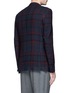 Back View - Click To Enlarge - PAUL SMITH - 'Soho' muted check plaid wool blazer
