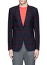Main View - Click To Enlarge - PAUL SMITH - 'Soho' muted check plaid wool blazer