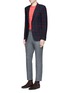 Figure View - Click To Enlarge - PAUL SMITH - 'Soho' muted check plaid wool blazer