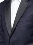 Detail View - Click To Enlarge - PAUL SMITH - 'Soho' repp trim dot dobby tuxedo suit