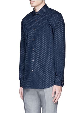 Front View - Click To Enlarge - PAUL SMITH - Paisley print cotton shirt