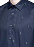 Detail View - Click To Enlarge - PAUL SMITH - x Gufram cactus embroidery cotton twill shirt