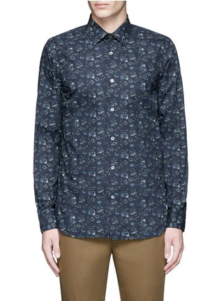 Main View - Click To Enlarge - PAUL SMITH - 'Vine Floral' print cotton shirt