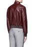Back View - Click To Enlarge - PAUL SMITH - Leather flight jacket