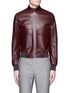 Main View - Click To Enlarge - PAUL SMITH - Leather flight jacket