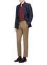 Figure View - Click To Enlarge - PAUL SMITH - Contrast cuff lining cotton shirt