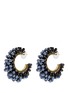Main View - Click To Enlarge - MIRIAM HASKELL - Bead cluster hoop earrings