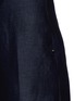 Detail View - Click To Enlarge - ESTEBAN CORTAZAR - Cutout back stretch linen-cotton jumpsuit
