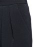 Detail View - Click To Enlarge - ROKSANDA - 'Larchmont' pintuck front wide leg pants
