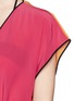 Detail View - Click To Enlarge - ROKSANDA - Zavi' colourblock silk wrap tunic