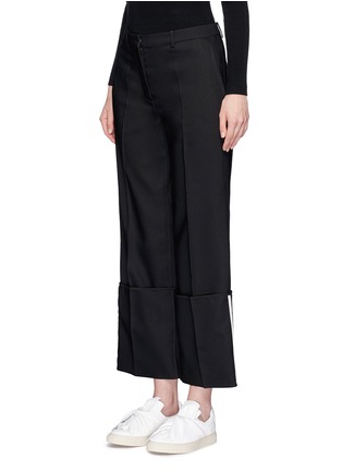 Front View - Click To Enlarge - PORTS 1961 - Stripe virgin wool blend Panama pants