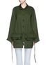 Main View - Click To Enlarge - PORTS 1961 - Oversize ruffle patch pocket military jacket
