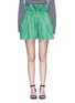 Main View - Click To Enlarge - PORTS 1961 - Paperbag waist drawstring cotton twill shorts