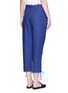 Back View - Click To Enlarge - PORTS 1961 - Ribbon tie zip cuff cropped pants