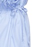 Detail View - Click To Enlarge - PORTS 1961 - Paperbag waist pinstripe poplin skirt