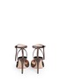 Back View - Click To Enlarge - JIMMY CHOO - 'Kizzy' stud suede d'Orsay pumps