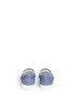Back View - Click To Enlarge - JIMMY CHOO - 'Grove' croc embossed leather skate slip-ons