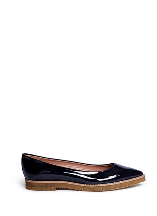 Main View - Click To Enlarge - FABIO RUSCONI - Patent leather flats
