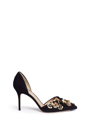 Main View - Click To Enlarge - J.CREW - Collection Elsie floral sequin d'Orsay pumps