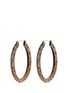 Main View - Click To Enlarge - J.CREW - Oval pavé hoop earrings