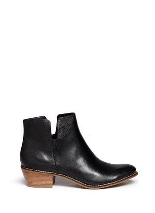 Main View - Click To Enlarge - COLE HAAN - 'Abbot' dual cutout leather ankle boots