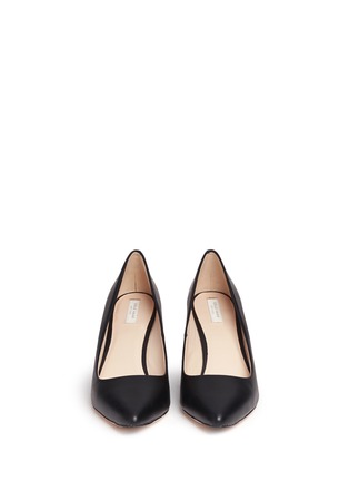 Figure View - Click To Enlarge - COLE HAAN - 'Emery' leather wedge pumps
