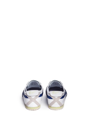 Back View - Click To Enlarge - ONITSUKA TIGER - 'Mexico 66' stripe leather sneakers